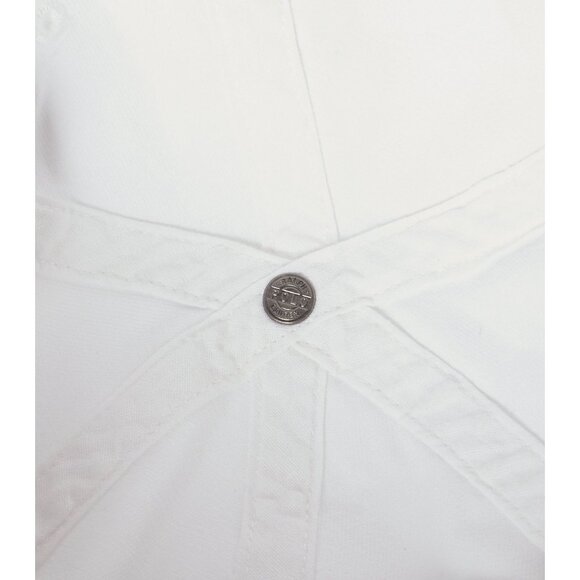 Polo Ralph Lauren Chino Cap in White & Marlin Blue One Size New Unisex Hat Mens - Picture 3 of 11